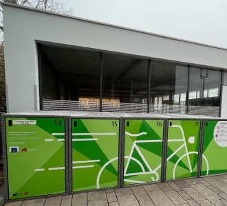 Fahrradgaragen am Hauptbahnhof in Hildesheim
